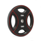 Polyurethan 4-Grip Hantelscheiben 30 mm - 15 kg