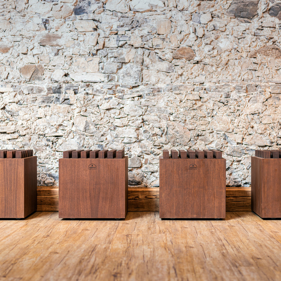 NOHrD HedgeHock – Ergonomischer Sitzhocker in 6 Holzarten