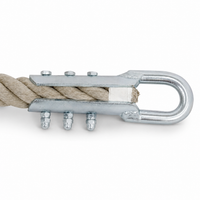 Climbing Rope / Hemp Rope 3.5 Meters with Ring Eye - Made in Germany