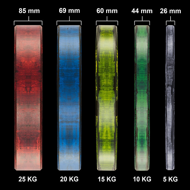 ATX® Color Fade Bumper Plates 5 - 25 kg