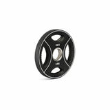 Polyurethan 4 Grip Hantelscheiben 50 mm - 2,5 kg schwarz/weiß