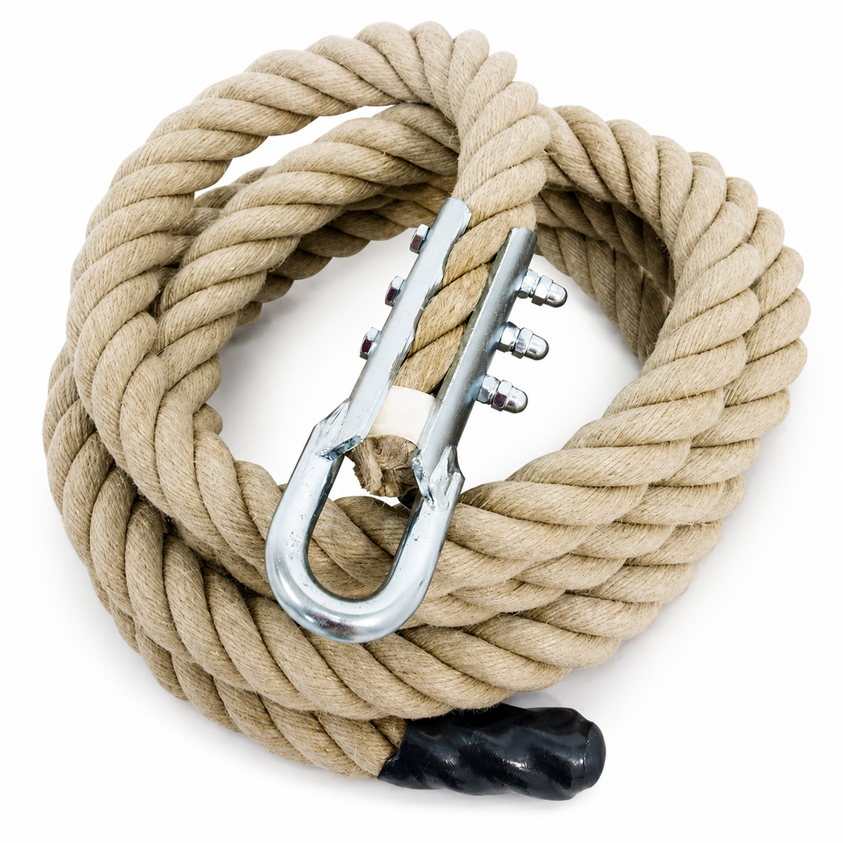 Climbing Rope / Hemp Rope 3.5 Meters with Ring Eye - Made in Germany