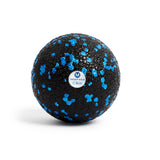 Faszienball M schwarz-blau- Durchmesser 8 cm