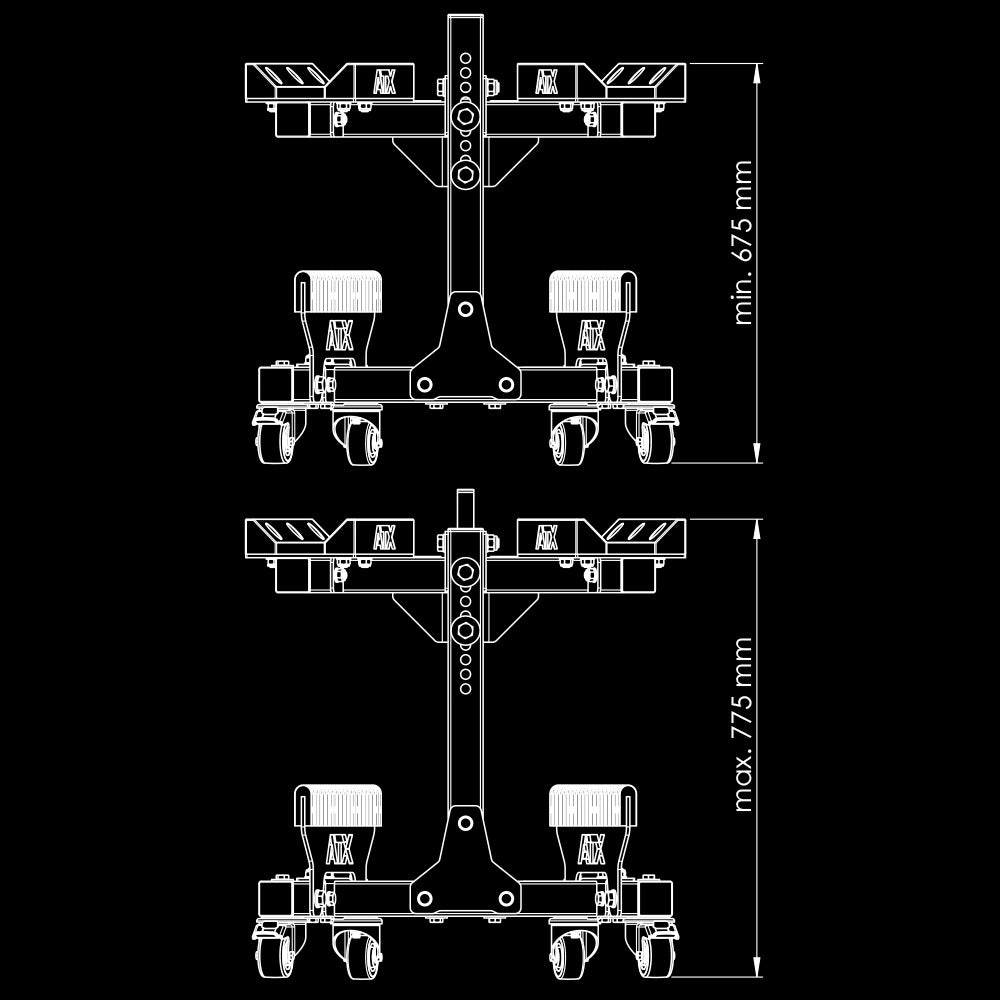 ATX® Rollen-Set – für Octa Dumbbell STOR-M
