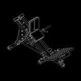 ATX® Compact Leg Press Combo Isoansicht