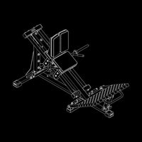 ATX® Compact Leg Press Combo Isoansicht