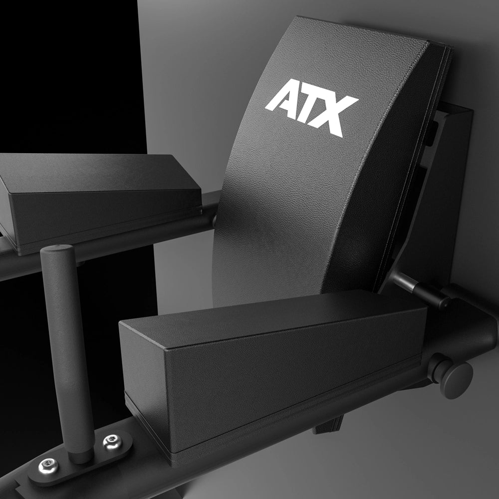 ATX® Dip Ab Combo - Beinhebe Kombigerät - klappbar Rückenpolster gewölbt
