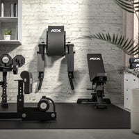ATX® Dip Ab Combo - Beinhebe Kombigerät - klappbar im Studio