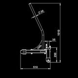 ATX® Deadlift Bar Jack / Hantelstangenheber - doppelseitig Maße