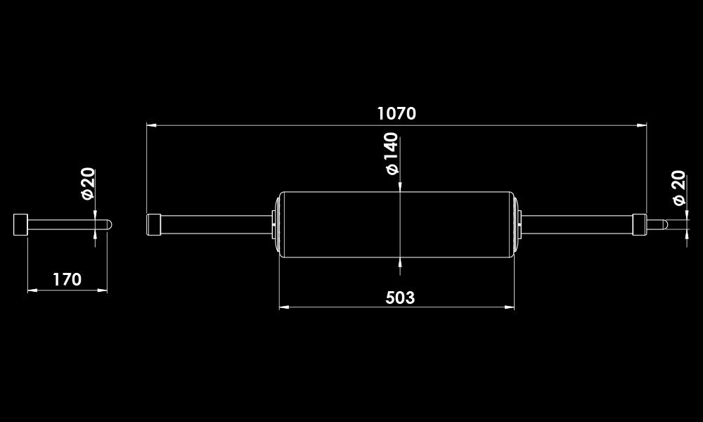 ATX® Foam Rack Support / Rack Rolle