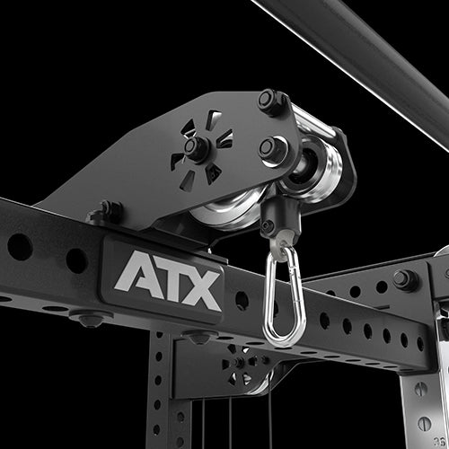 ATX® Hardcore Half Rack & Pull Station Aluminiumseilrollen