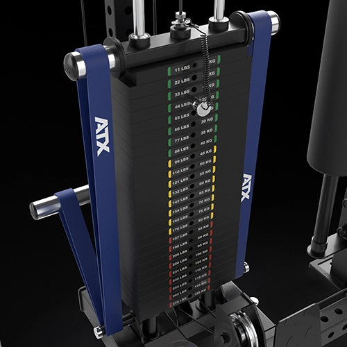 ATX® Hardcore Half Rack & Pull Station hochwertige Steckgewichte
