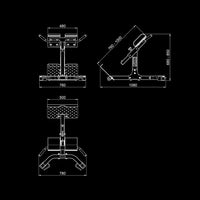 ATX® Hyperextension - Rückentrainer Maße