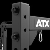 ATX® Half Rack 510 mit Latzugstation - Plate Load - 195 cm stabile Konstruktion