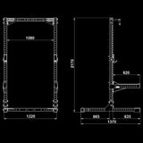 ATX® Half Rack 780 Maße