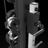 ATX® Half Rack 780 mit Extension und Latzug Steckgewichte Aluminium Seilrollen