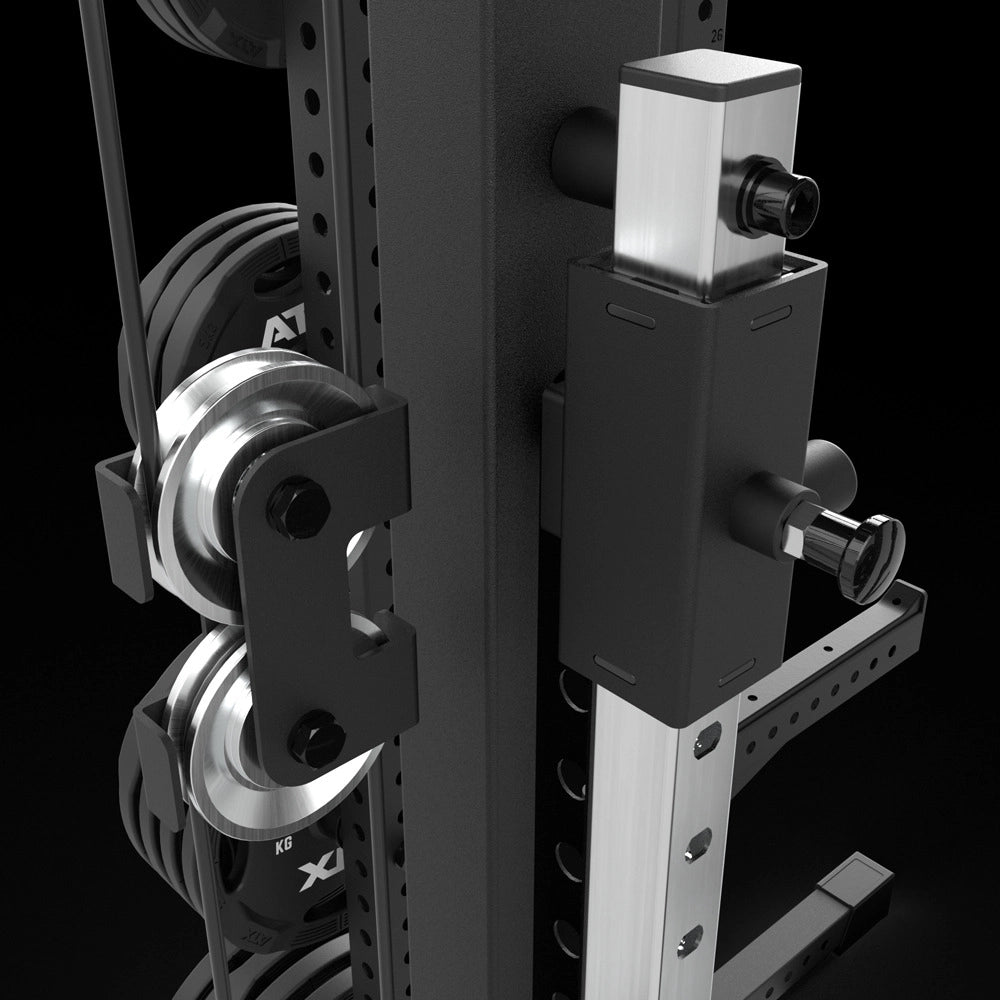 ATX® Half Rack 780 mit Extension und Latzug Steckgewichte Aluminium Seilrollen