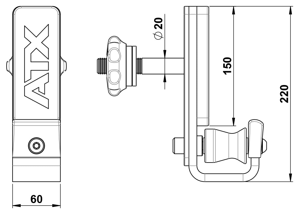 ATX® Roller J-Cups - Universal