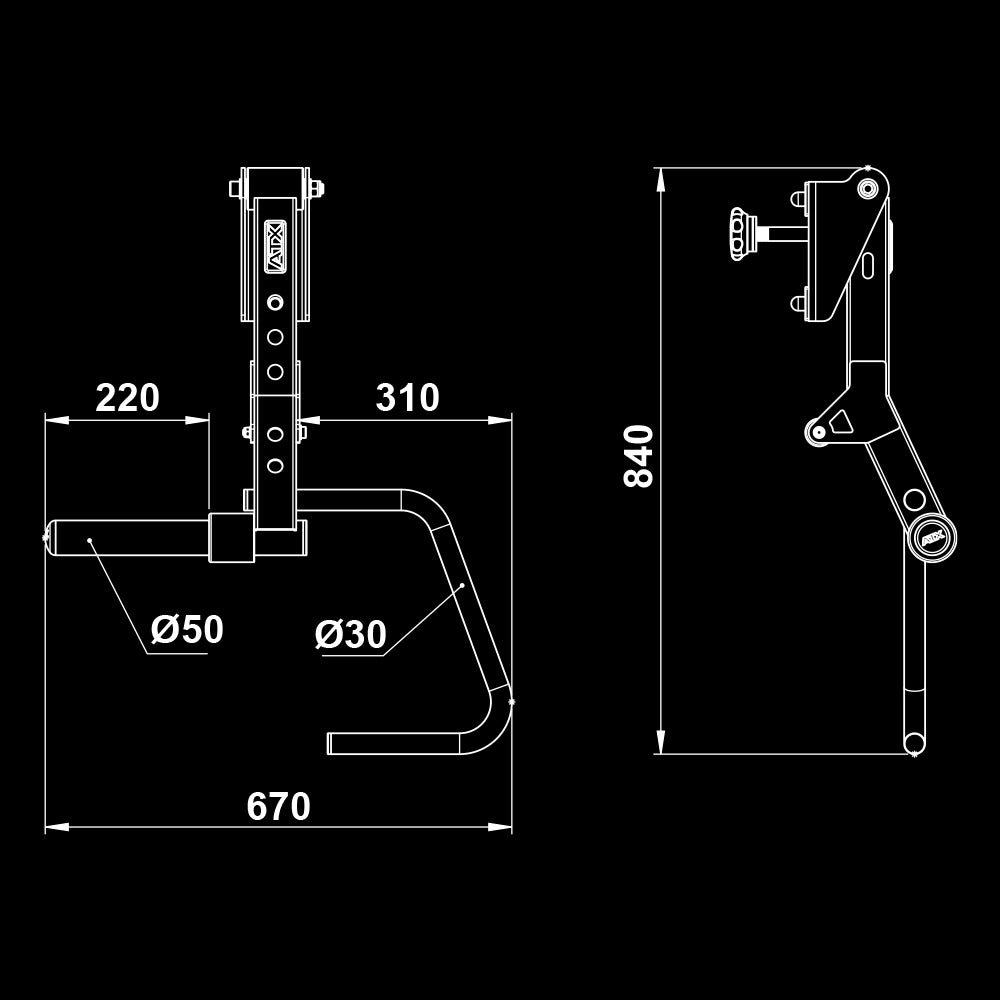 ATX® Universal Jammer Arms B4 - Series 500/600/700