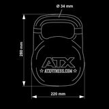 ATX® Kettlebells Professional 8 - 48 kg Maße