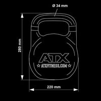 ATX® Kettlebells Professional 8 - 48 kg Maße