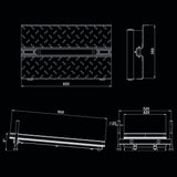ATX® Vertikale Beinpresse Option für Multipresse Maße