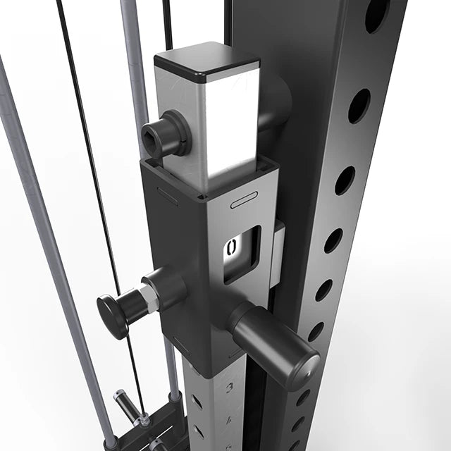 ATX® Power Rack PRX-780 mit Latzug - Hantelscheibenaufnahme Verstellsystem