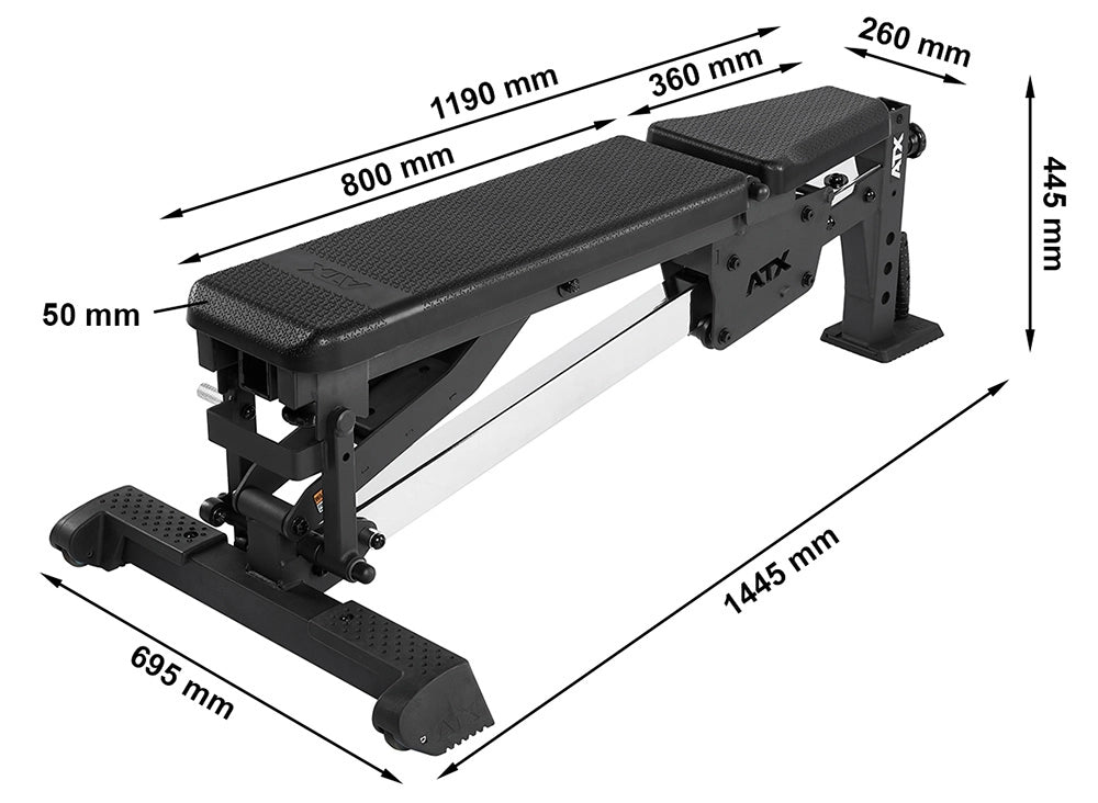 ATX® Verstellbare Hantelbank RAS - PU