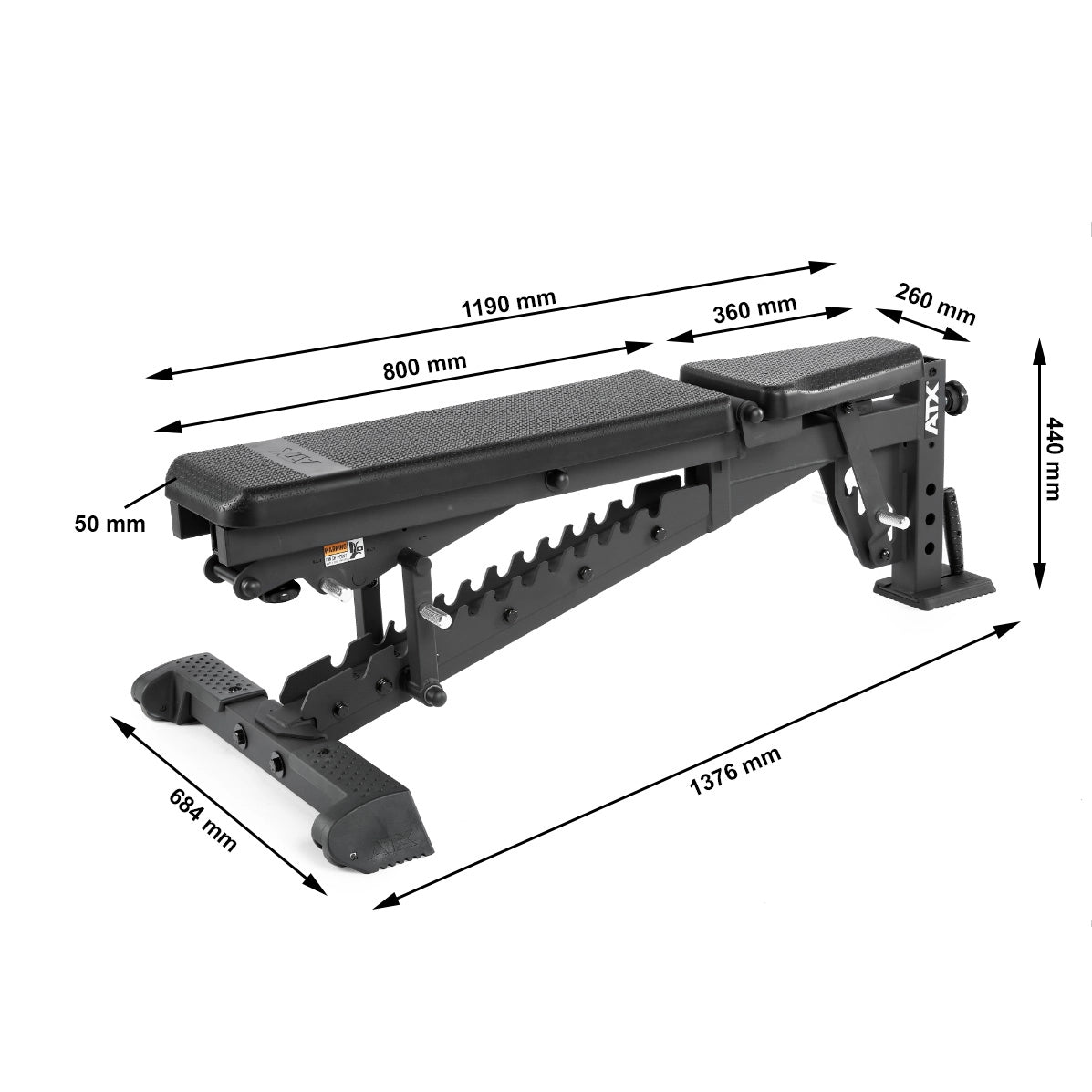 ATX® Multi Bench - Ultimate PU padding