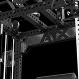 ATX® Multi Pull Half Rack mit 2 x 110 kg Steckgewichten ATX-Logo Plate