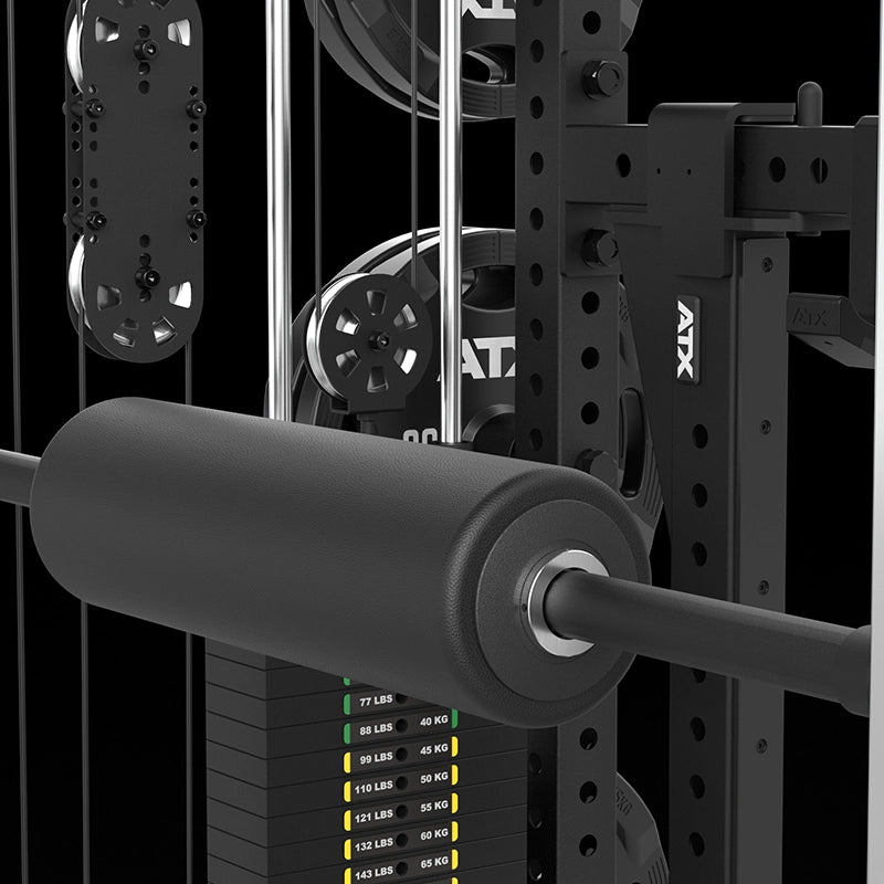 ATX® Multi Pull Half Rack with 2 x 110 kg weights 