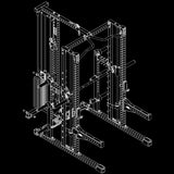 ATX® Multipresse-Rack 780 Komplettstation Isoansicht