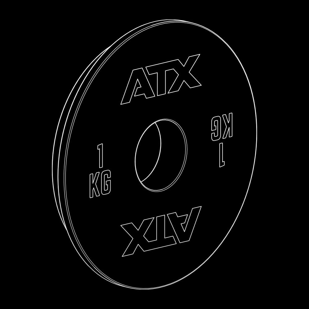 ATX® Magnetic Add-Weight / Magnetgewichte Isoansicht