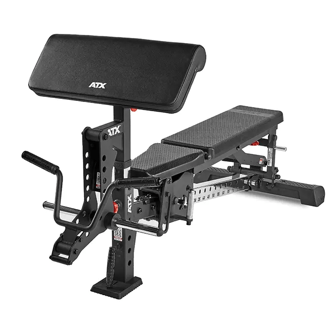 ATX® Bizeps Curl Maschine - Option - erstklassige Biomechanik mit großer Range-of-Motion