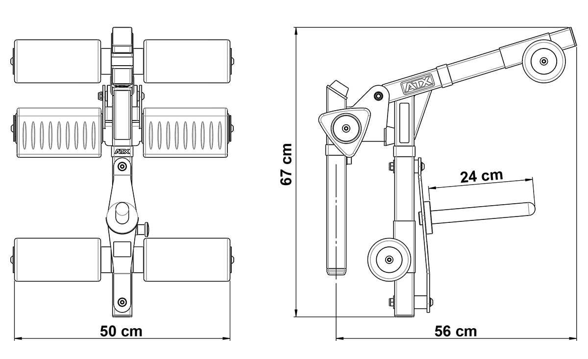 ATX® Leg Option leg extension flexor