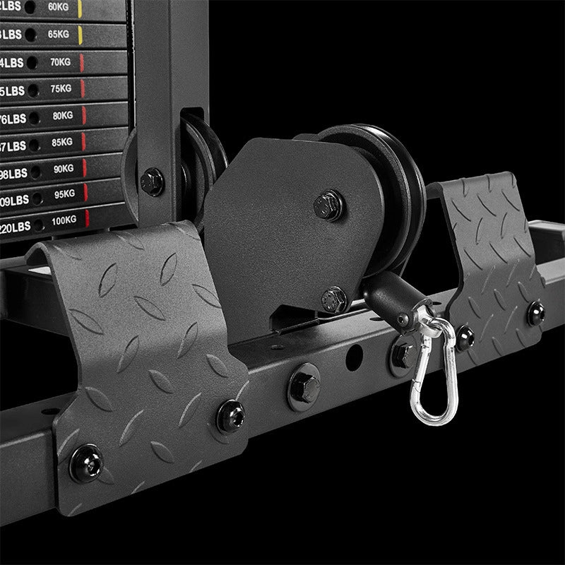 ATX® Power Rack 510 Komplettstation mit Latzugstation 100 kg Steckgewichte - Höhe 198 cm