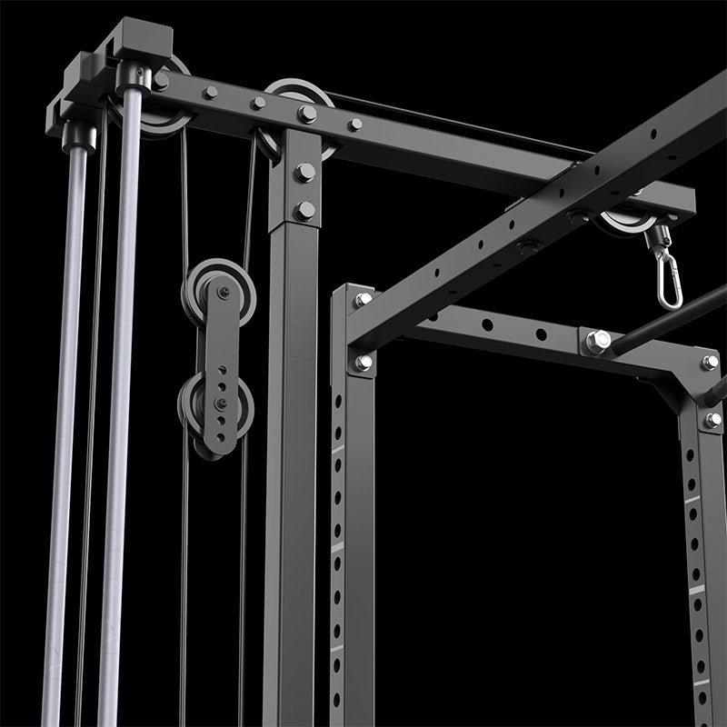 ATX® Power Rack PRX-510-XS mit Latzug 100 kg Steckgewichte - Höhe 198 cm