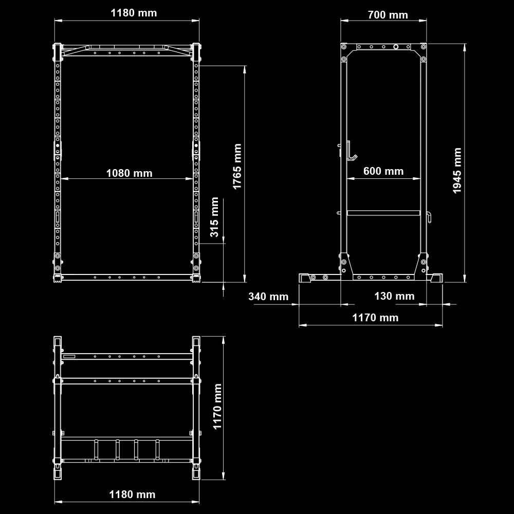 ATX® Power Rack PRX-510-XS