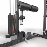 ATX® Power Rack PRX-520-XS mit Latzug 100 kg Steckgewichte Beinpolster