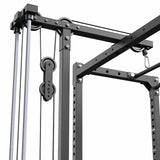 ATX® Power Rack PRX-520-XS mit Latzug 100 kg Steckgewichte kugelgelagerte Seilrollen