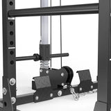 ATX® Power Rack PRX-510-XS mit Latzugstation Plate Load Fußstützen