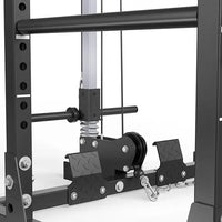ATX® Power Rack PRX-510-XS mit Latzugstation Plate Load Fußstützen