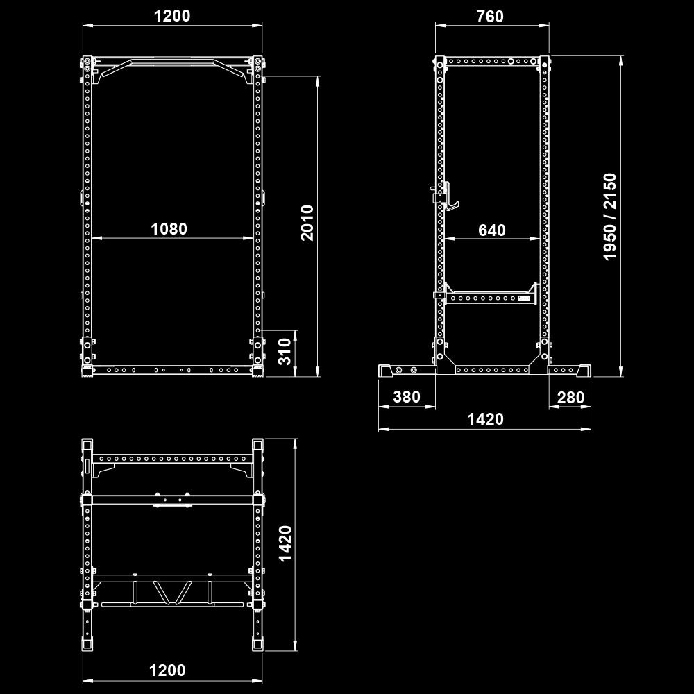 ATX® Power Rack Series 600 - PRX-640-660
