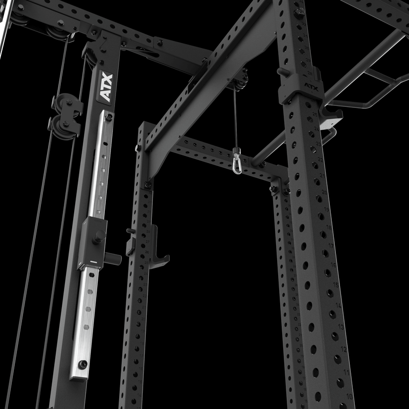 ATX® Power Rack PRX-780 with lat pulldown - 125 kg weights 