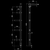 ATX® Power Rack 780 2.0 - Storage Extension Maße