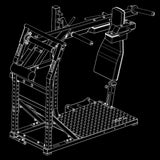 ATX® Pendulum Squat Isoansicht
