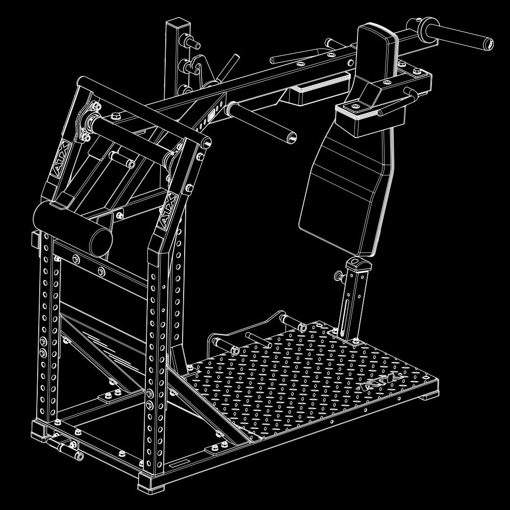 ATX® Pendulum Squat Isoansicht