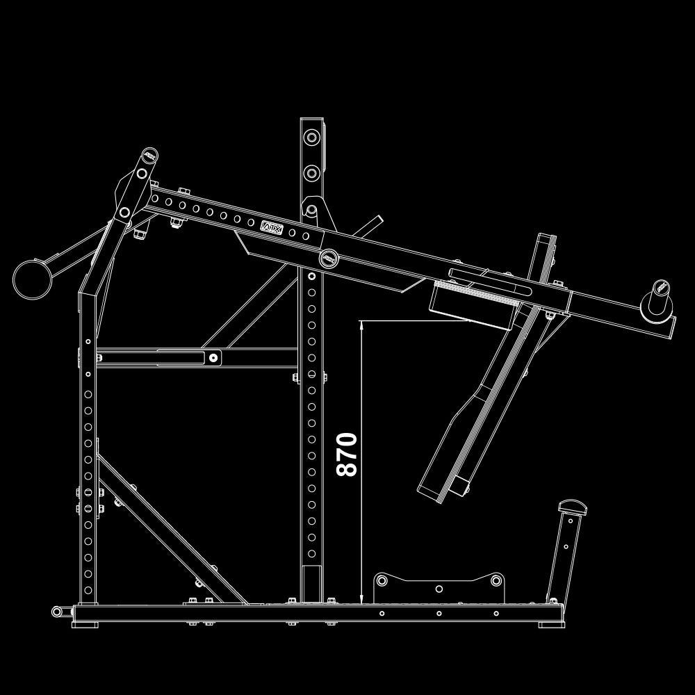 ATX® Pendulum Squat Starthöhe 87 cm