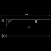 ATX® Straight Pull-Up Add-on Maße