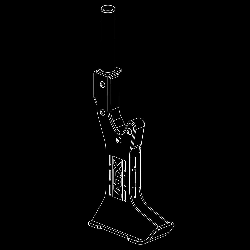 ATX® Deadlift Bar Jack - single / einseitiger Hantelheber Isoansicht